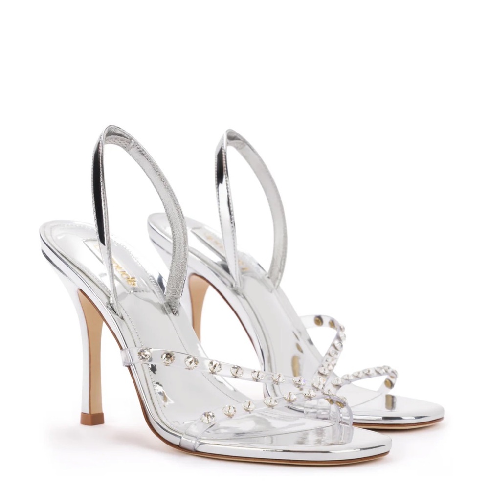 LARROUDÉ WITH SWAROVSKI CRYSTALS
Annie Sandal in Silver Specchio with SILVER 6.5